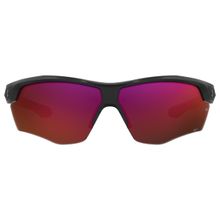 Under Armour Unisex Infrared Palladium Black Rectangular Sunglasses with 100% UV Protection (76)