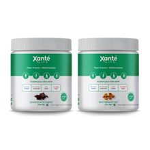 Xante Trial Combo - Low Carb 23gm Plant Protein(Butterscotch, Chocolate, Pack Of 2 Jars)