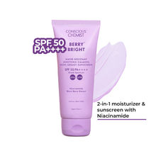 Conscious Chemist Berry Bright Niacinamide Sunscreen SPF 50 PA++++ With Water Resistant & No White Cast