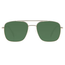 Chilli Beans Green Lens Executive Sunglass Full Rim Silver Frame - Ocmt32121507