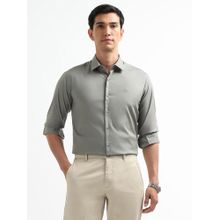 Arrow Newyork Men Sage Green Manhattan Slim Fit Solid New York Shirt