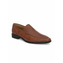 Alberto Torresi Genuine Laether Tan Slip-on Formal Shoes