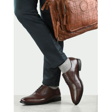 Alberto Torresi Brown Synthetic Formal Shoes