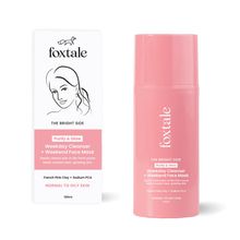 Foxtale Purify & Glow Cleanser + Mask With French Pink Clay & Sodium