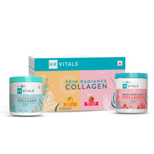HealthKart Hk Vitals Skin Radiance Collagen Powder Combo Pack - Orange And Watermelon