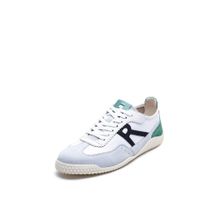 Rare Rabbit Men White Suede Lace-Up Sneakers