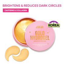 Nykaa Skin Gold Hydrogel Under Eye Patches-Caffeine & Collagen For Dark Circles, Hydration & De-Puff