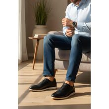 Heel Your Sole Toby Black Brogues