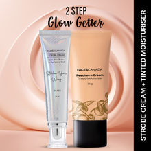 Faces Canada 2-Step Glow Getter Makeup Kit - Silver Strobe Cream Tinted Moisturizer - Light