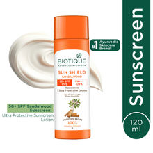 Biotique Bio Sun Shield Sandalwood Ultra Protective Face Lotion SPF 50+ Sunscreen