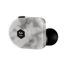 MASTER & DYNAMIC Mw07 Plus True Wireless Earphones Noise Cancelling, Mic Bluetooth, White Marble