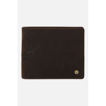 Allen Solly Men Brown Solid Leather Wallet