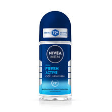 NIVEA MEN Fresh Active 72h Deodorant Roll On For Men