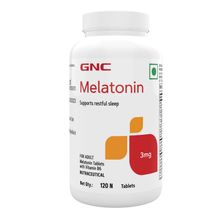 GNC Melatonin 3 Mg - Supports Restful Sleep - 120 Tablets