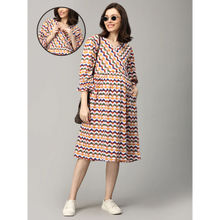 The Mom Store Prism Palette Wrap Maternity and Nursing Dress