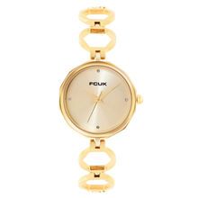 FCUK Gold Dial Analog Watch For Women - FK00027A (M)