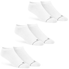 Dynamocks Men and Women Ankle Length Socks White