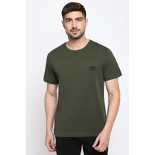 Van Heusen Sport Men Moisture Activated & Crew Neck Cool It T-Shirt - Hunter Green