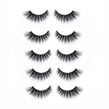 Gorgio Professional GE0320 Eyelashes - Pack Of 5 (Colour & Shape May Vary)