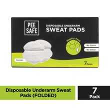 Pee Safe Disposable Underarm Sweat Pads (Folded) For Men & Women - Prevent Stains & Absorb Sweat