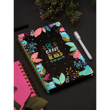 Doodle Collection Undated Wiro Bound A5 Daily Planner with Metal Corner Wonderfully You Multicolor
