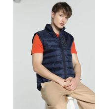Puma Utility Men Blue Padded Gilet Jacket