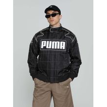Puma Archive Seasonal Unisex Black Oversized Fit Racer Jacket