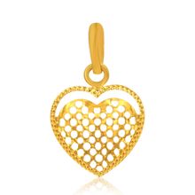 Senco 22K Yellow Gold Perforated Love Gold Pendant