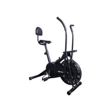 Reach Air Bike Exercise Cycle With Moving Handles and Adjustable Cushioned Seat (AB-110BS)