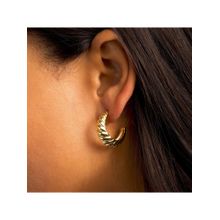 VIEN Gold Anti-Tarnish Gold Plated Stud Earrings