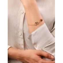 Soraya Luxe 925 Silver Moissanite Diamond Om Rudraksha Bracelet