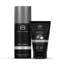 The Man Company The Dark Knight Gift Set For Men (Noir Body Perfume-Charcoal Face Wash)