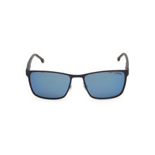 Carrera Sunglasses Blue Sky Mirror Lens Rectangular Sunglass Full-Rim Blue Frame - 204324Pjp58Xt