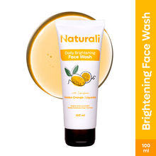 Naturali Daily Brightening Face Wash with Golden Orange & Liquorice Extarct That Improves Skin Brightness 100ml