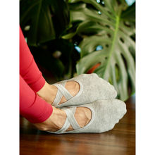 Mint & Oak Light Grey Pilates Socks