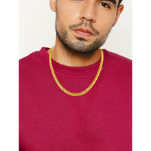OOMPH Gold Tone Snake Chain Stainless Steel Fashion Necklace Chain for Men and Boys