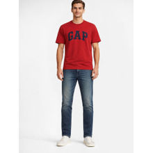 GAP Mens Logo Print Crew Neck T-Shirt