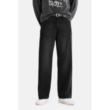 Snitch Black Light Distressed Loose Casual Jeans for Men