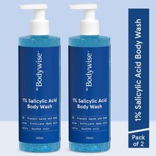 Be Bodywise 1% Salicylic Acid Body Wash - Prevents Body Acne - SLS & Paraben Free - Pack of 2