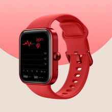 Fastrack Reflex Vox Digital Silicone Red Strap Unisex Smart Watch