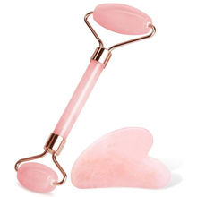 Signaxo Rose Jade Roller & Gua Sha Face & Neck Massager Tool...