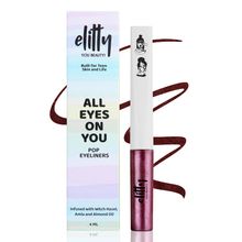 Elitty Metallic Pop Coloured Eyeliner - Lunar Magic Red