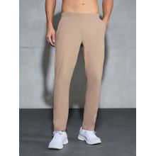 Technosport Men Khaki Solid Relax Fit Sports Trackpant
