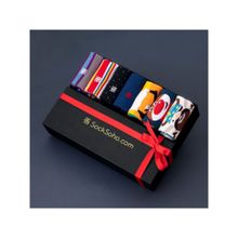 SockSoho Power Gift Box - (Pack of 7 Pairs) Multi-Color