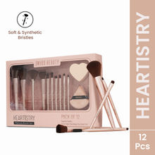 Swiss Beauty Heartistry Makeup Brush Set Of 12 For Face, Eyes & Lips