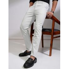 HIGHLANDER Men Blue Solid Formal Trouser