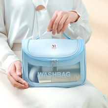 NFI Essentials Transparent Travel Makeup Wash Bag Pouch (M)