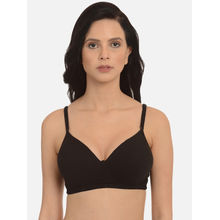 Mod & Shy Lightly Padded Non Wired T-Shirt Bra - Black