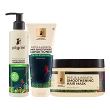 Pilgrim Patua & Keratin Smoothing Trio for Silky Hair