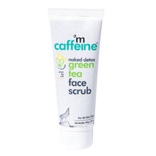 MCaffeine Vitamin C Green Tea Face Scrub & walnut for Dirt & Blackheads Removal